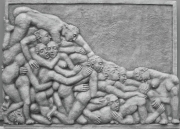Frédérique THOMAS - Bas relief en composites - longueur 155 cm