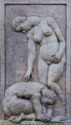 Frédérique THOMAS - Bas relief en composites - hauteur 110 cm
