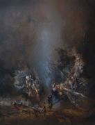 Salanié - Les anges attendront - acrylique sur toile - 130 x 97 cm