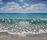 Eléonore BERNAIR - Seascape 32-2012  Huile sur toile 120x140 cm