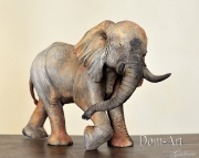 Eric Zambeaux - Eléphant - céramique hauteur 23 cm