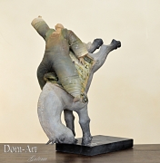 Dany Jung  - Croupade - céramique hauteur 53 cm