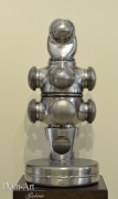 Claude Viseux - La Crétoise - acier inox - hauteur 60 cm