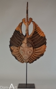 Eric Zambeaux - Raie - céramique hauteur 100 cm avec le socle